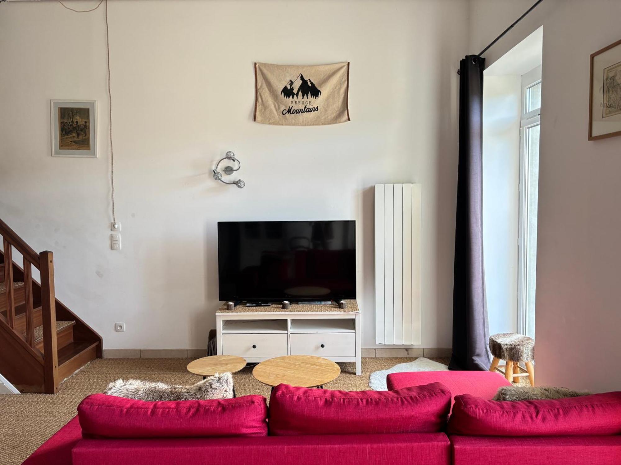 Les Douves Duplex 5 Personnes Lumineux Avec Jardin Et Terrasse Amenagee , Vue Sur Chateau A 5Mn De La Mer, Proche Omaha Beach Et Bayeux Commes Luaran gambar